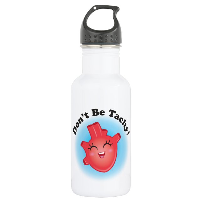 Ne soyez pas bouteille d'eau anatomique de coeur (Devant)