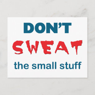 Ne suez pas la petite carte postale