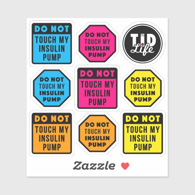 Ne Touchez Pas Les Stickers Pod [Vinyl transparent (Feuille)