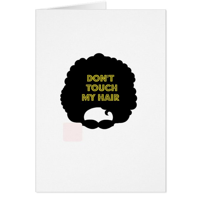 ' Ne touchez pas mes cheveux (Devant)