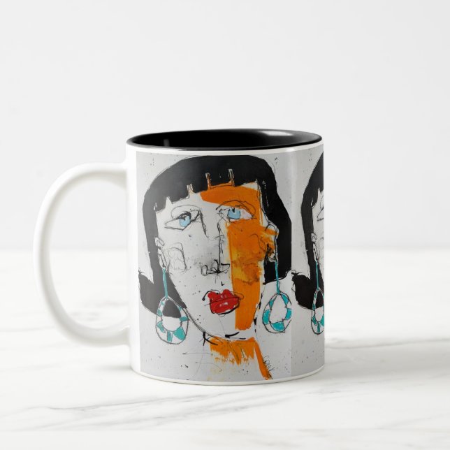 Ne touchez pas mes cheveux 11oz Mug (Gauche)