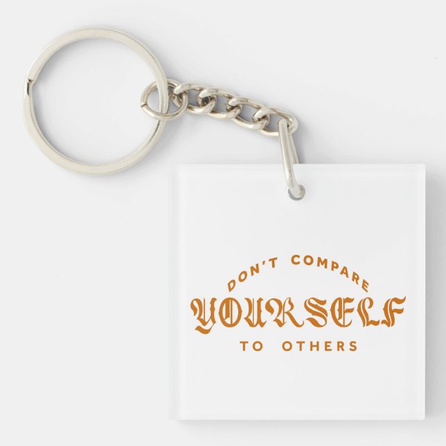 Ne vous comparez pas aux autres (Devant)