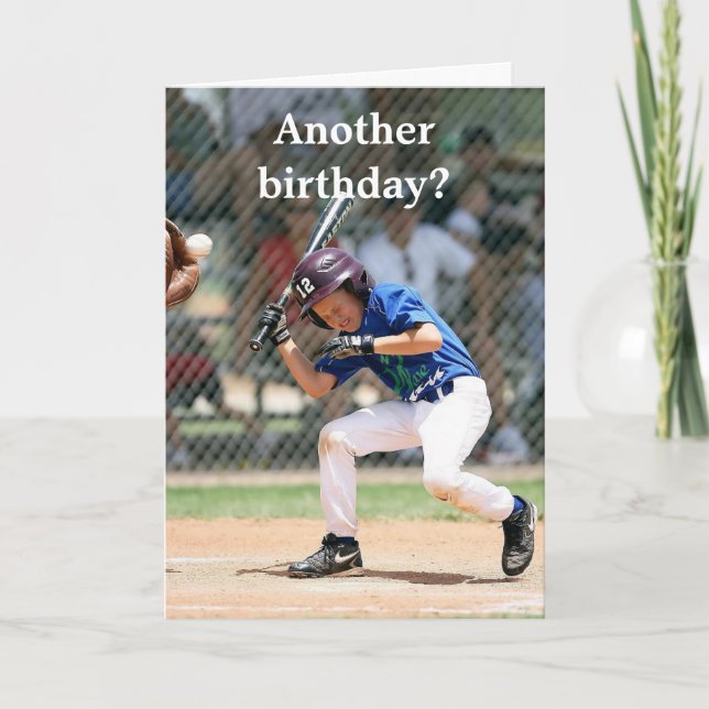 NE VOYAGEZ PAS LA CARTE D'ANNIVERSAIRE (Devant)