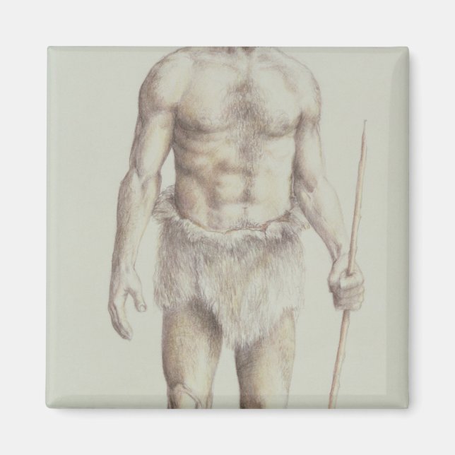 Neanderthaler Man Magnet (Vorne)
