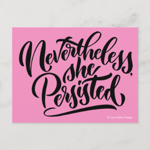 Néanmoins, elle a persisté Cartes postales