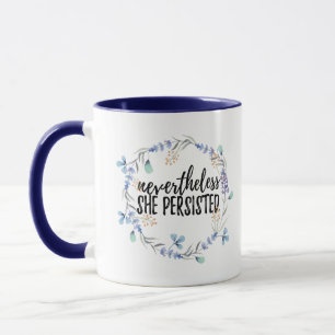 Néanmoins elle a persisté tasse à deux tons
