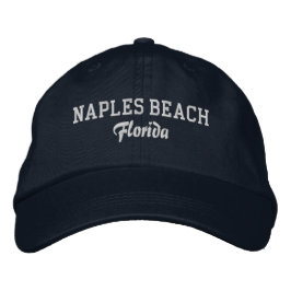 Neapel Beach Florida bestickt mit Baseballhut Bestickte Baseballkappe