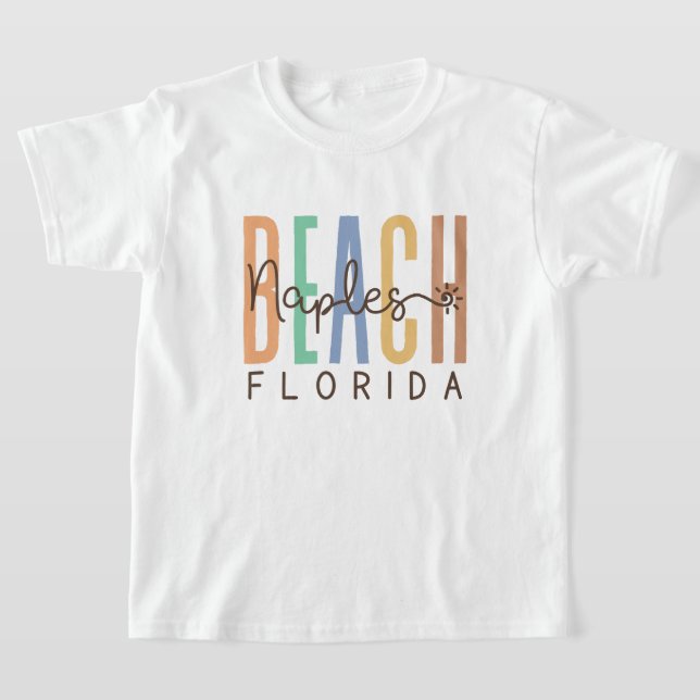 Neapel Beach Florida (Sande) T-Shirt (Ablage )