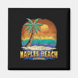 Neapel Beach Florida Vintag gebeutelt Souvenir Magnet