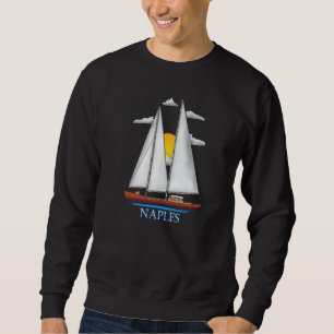 Neapel Coastal Nautical Segelschiff Sweatshirt