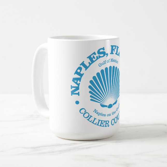 Neapel Fl (Muschel) Kaffeetasse (Vorderseite Links)
