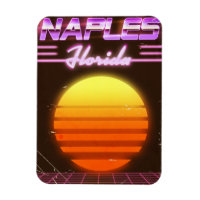 Neapel Florida 1980er Reiseplakat