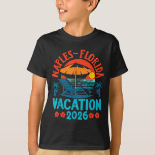 Neapel Florida 2026 Familienurlaub Strand Sommer V T-Shirt