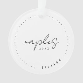 Neapel Florida FL Reisen Vereinigte Staaten Einfac Ornament