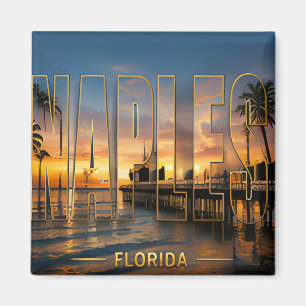 Neapel Florida Golfküste Reise Urlaubserinnerungen Magnet