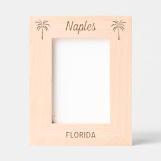 Neapel Florida Lasergravierter Rahmen