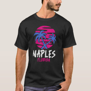 Neapel Florida Palm Trees Souvenir 80er Florida T-Shirt