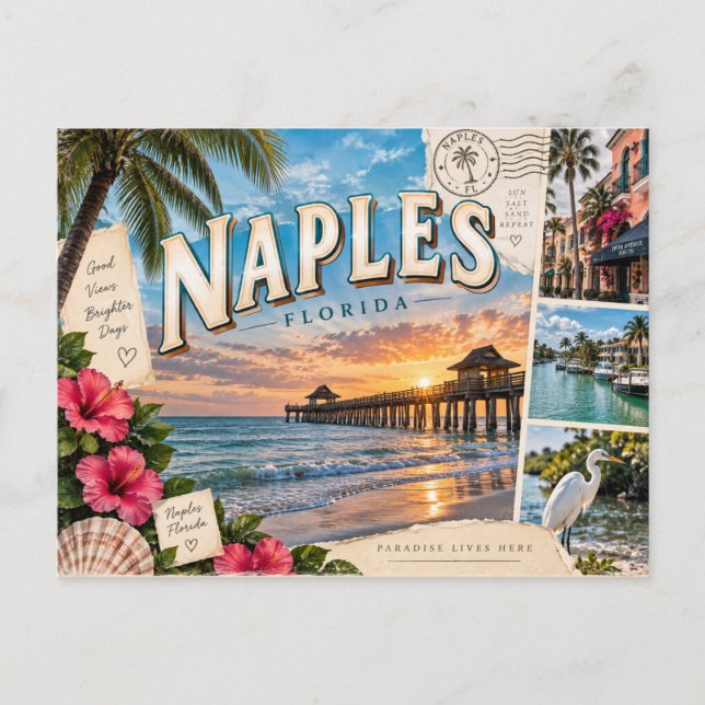 Neapel Florida Postkarte (Vorderseite)