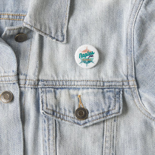 Neapel Florida Retro Vintag explodierender Sonnenu Button