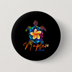 Neapel Florida Seeschildkröte Tie Dye Tropischer U Button