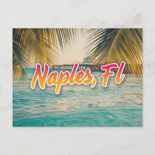 Neapel Florida träumend  Postkarte