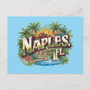 Neapel Florida träumend Postkarte
