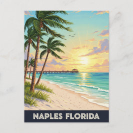 Neapel Florida Travel Postkarte