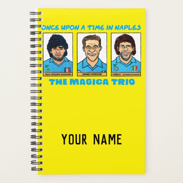 Neapel Fußball Stars Magica Trio Planer (Vorderseite)