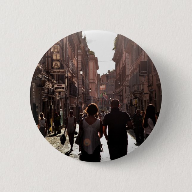 Neapel-Gebäude Button (Vorderseite)