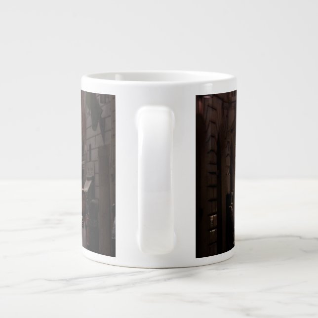 Neapel-Gebäude (Neapel) Jumbo-Tasse (Rückseite)