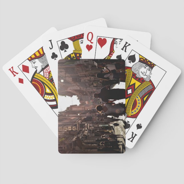 Neapel-Gebäude Spielkarten (Rückseite)