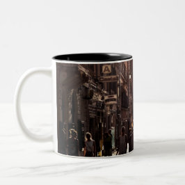 Neapel-Gebäude Zweifarbige Tasse