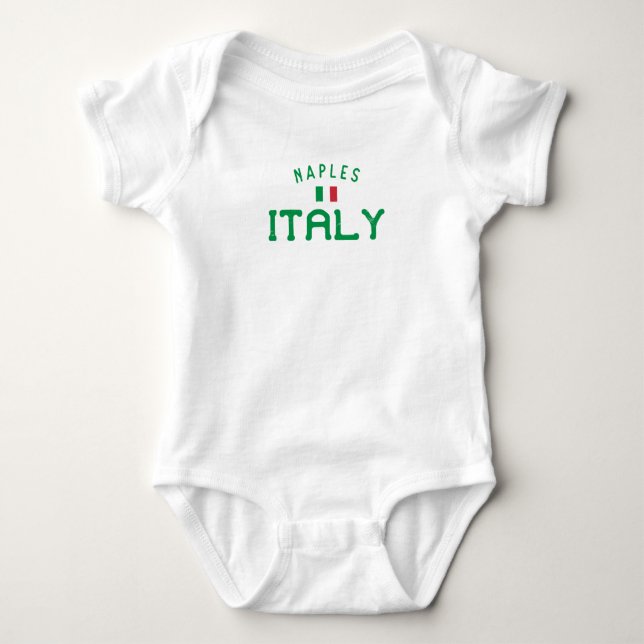 Neapel Italien Baby Strampler (Vorderseite)