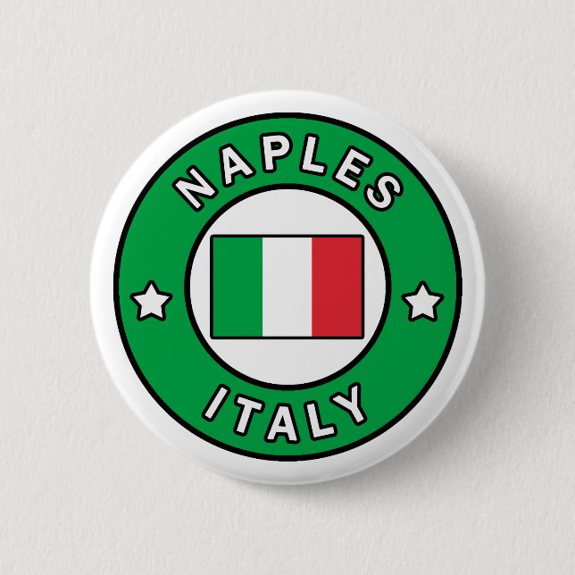 Neapel Italien Button (Vorderseite)