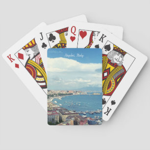 Neapel Italien Foto Küstenlinie Spielkarten
