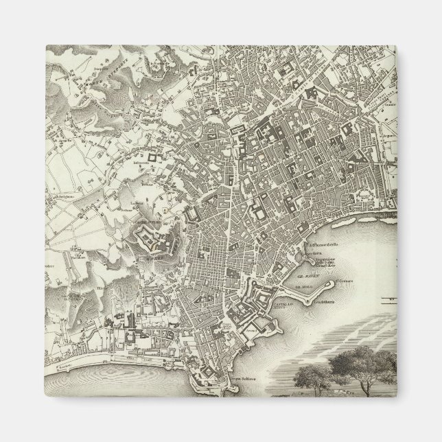 Neapel, Italien Magnet (Vorne)