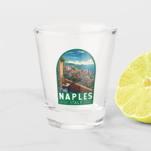 Neapel Italien Reisen Kunst Vintag Schnapsglas