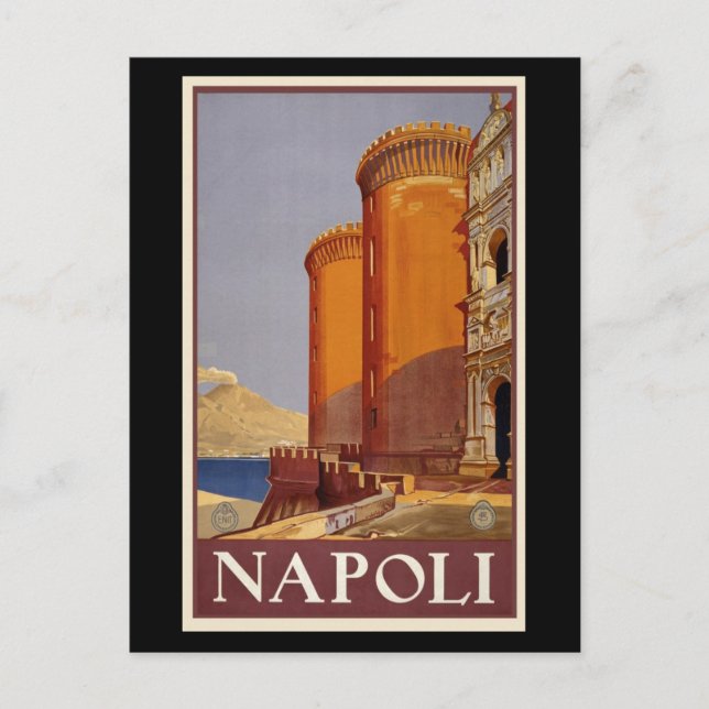 Neapel - Napoli Vintag Postkarte (Vorderseite)
