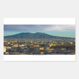 Neapel/Neapel Italien Rechteckiger Aufkleber