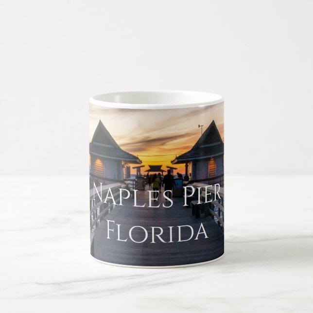 Neapel Pier Florida Beach Kaffeetasse (Mittel)