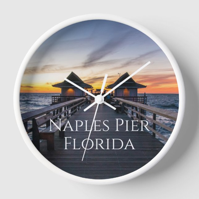 Neapel Pier Florida Uhr (Vorderseite)