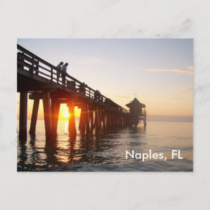 Neapel Pier Postkarte