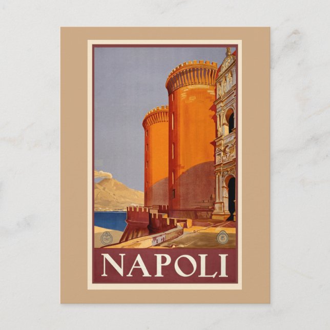 Neapel Postkarte (Vorderseite)