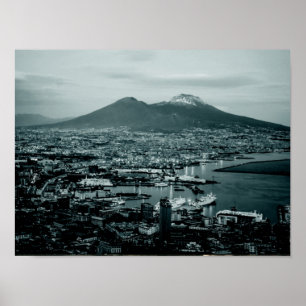 Neapel Vesuv Poster