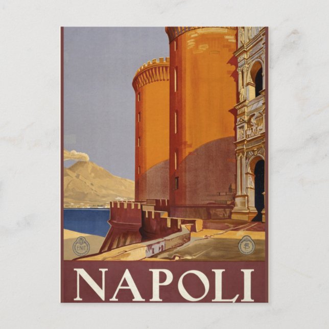Neapel Vintag Neapel Italien Postkarte (Vorderseite)