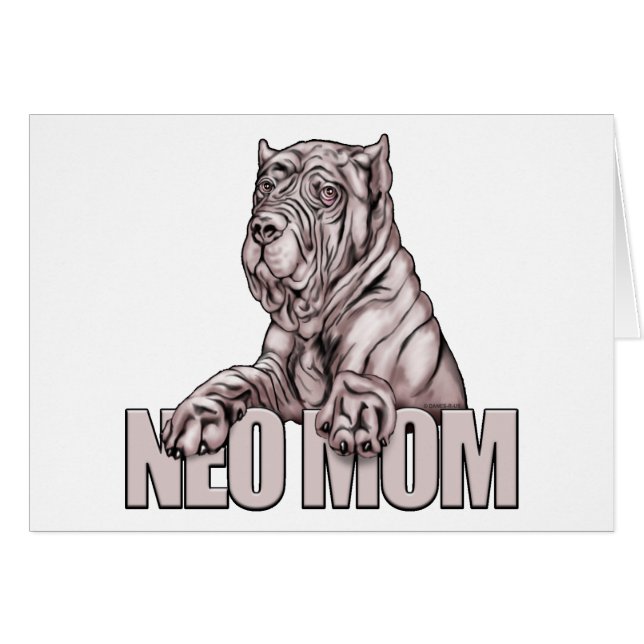 Neapolitain Mastiff Maman Noir (Devant horizontal)