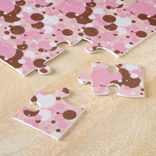 Neapolitan Dots 01-Lt Pink-JIGSAW PUZZLE (Seite)