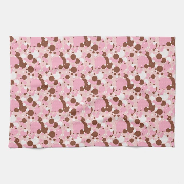 Neapolitan Dots 01-Lt Pink-KITCHEN TOWEL Küchentuch (Horizontal)