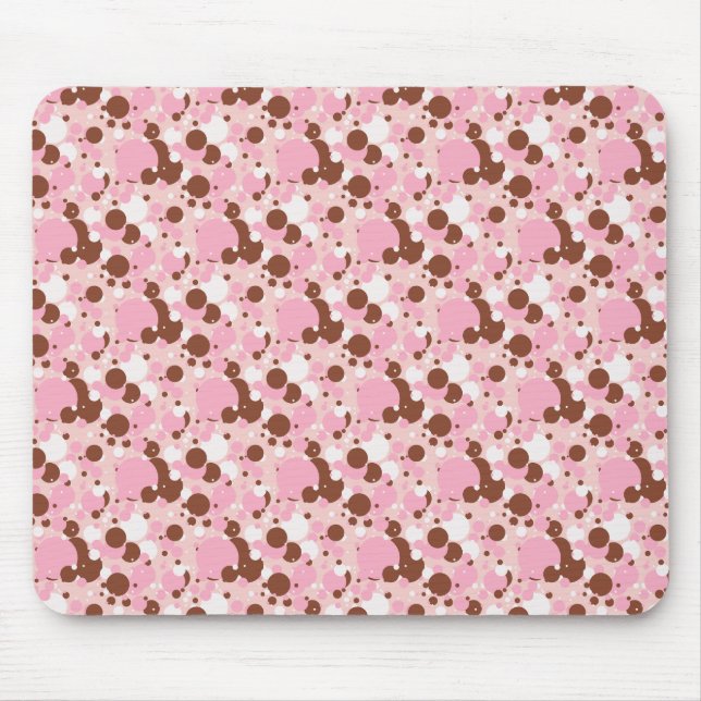 Neapolitan Dots 01-Lt Pink-Mousepad Mousepad (Vorne)