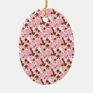 Neapolitan Dots 01-Lt Pink-OVAL ORNAMENT